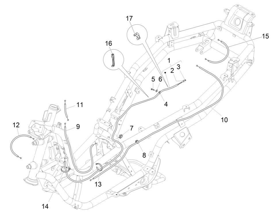 Boîtes de vitesses Piaggio MP3 300 et E4 LT BUSINESS - SPORT NOABS-ABS 2016 - 2018 (EMEA)