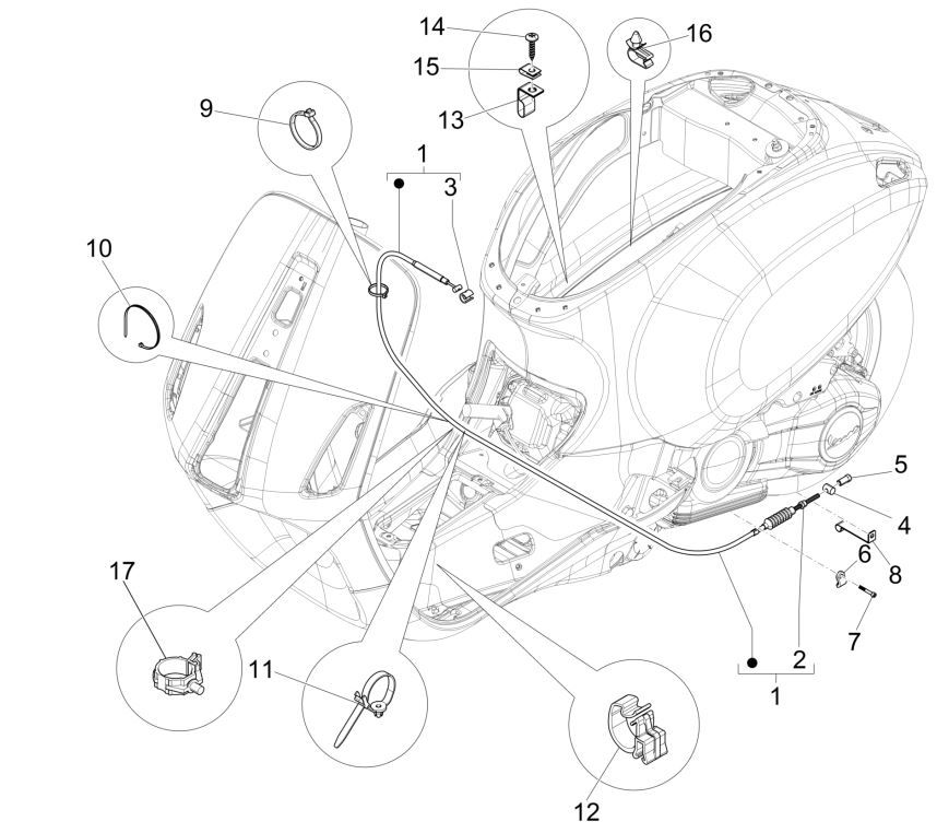 Transmissions Vespa Primavera 125 4T 3V IE ABS
