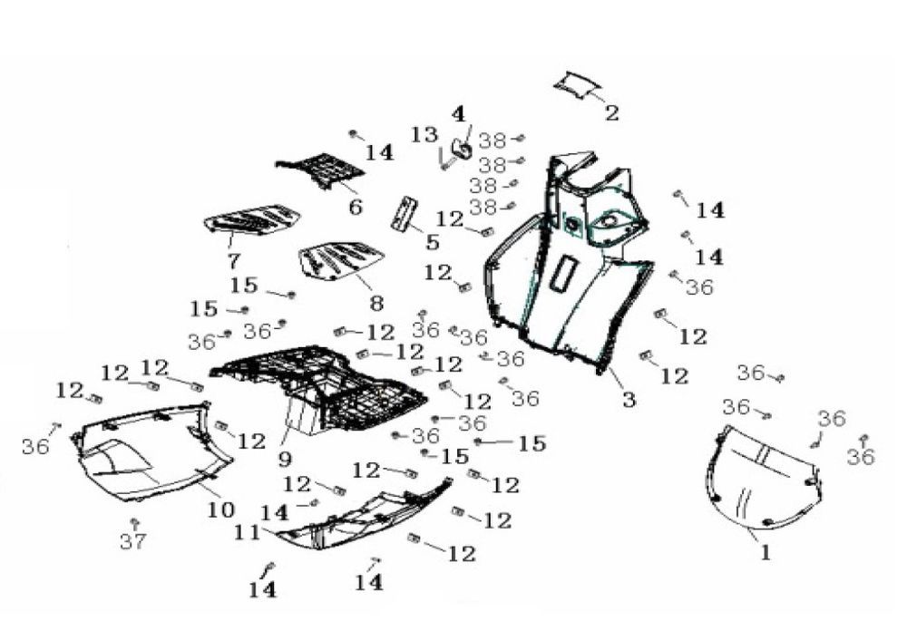 Marchepieds- Becquet Generic Ideo noir 2010 2 temps
