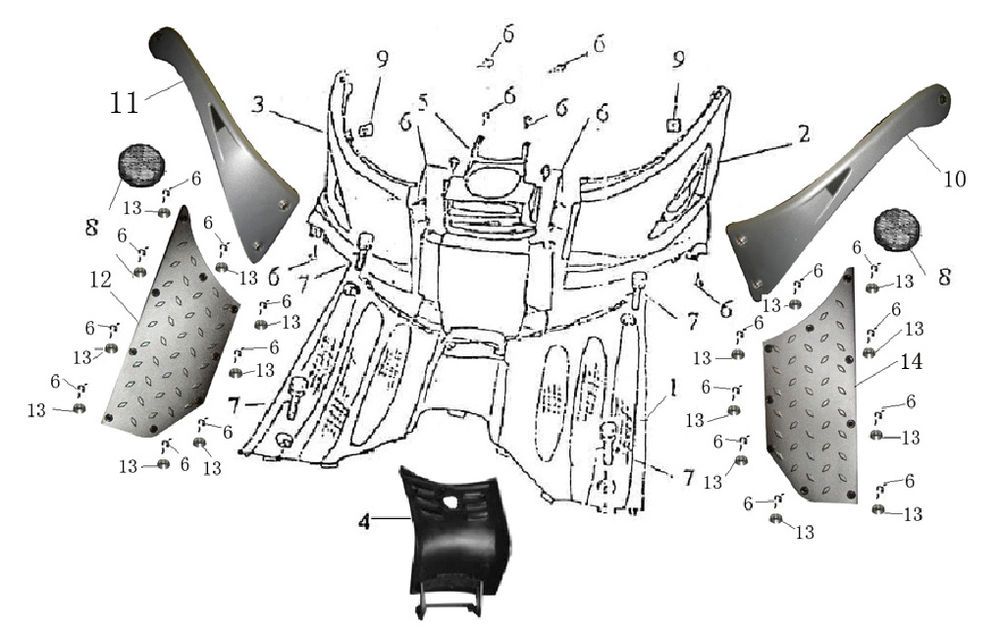 MarchepiedIva Roma anthracite