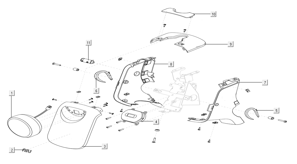 Tablier avantNiu U Series rouge