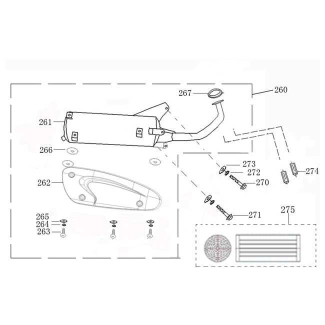 Échappement BTC PDG