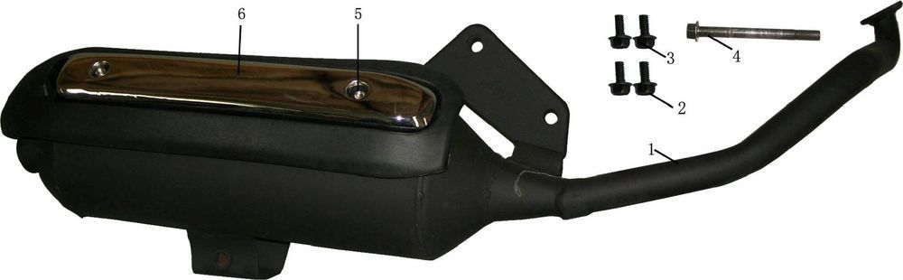 Echappement China Touring noir