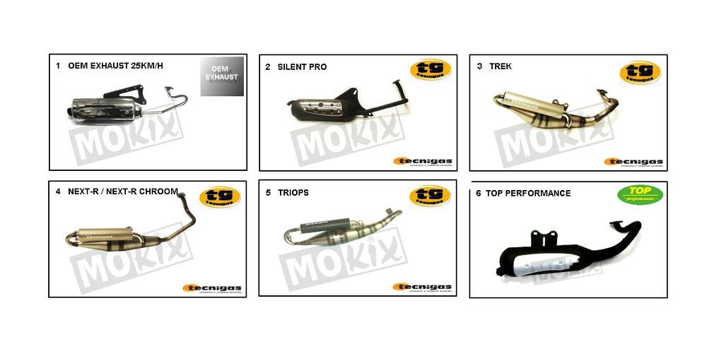 Echappement Generic Cracker bleu 2010 2 temps 25