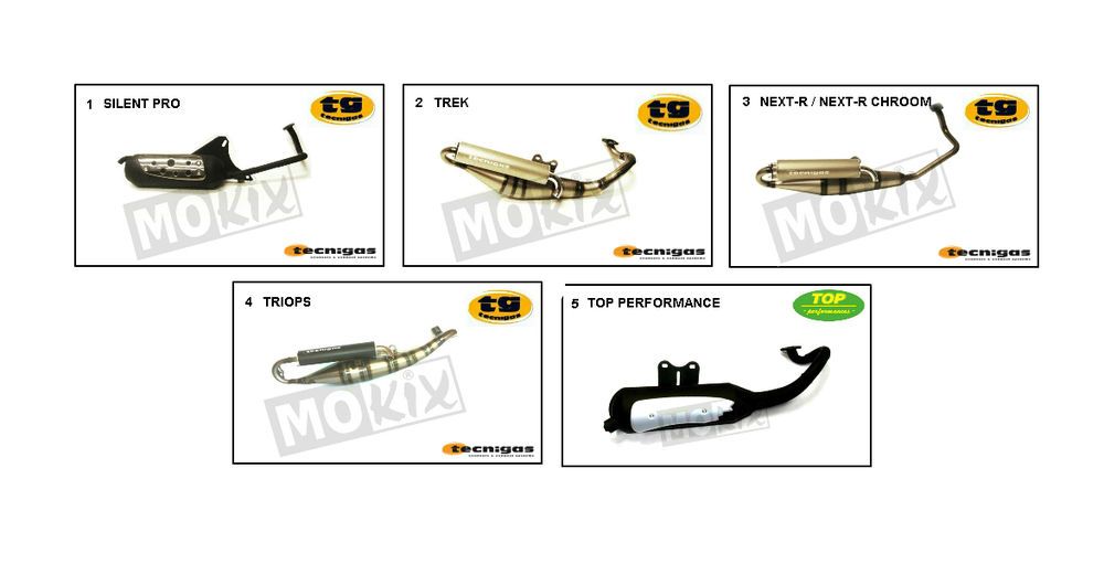 Echappement Generic Cracker Limited blanc 2009 2 temps
