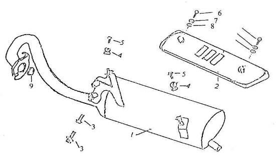 Echappement Giantco Grand Venus 125cc