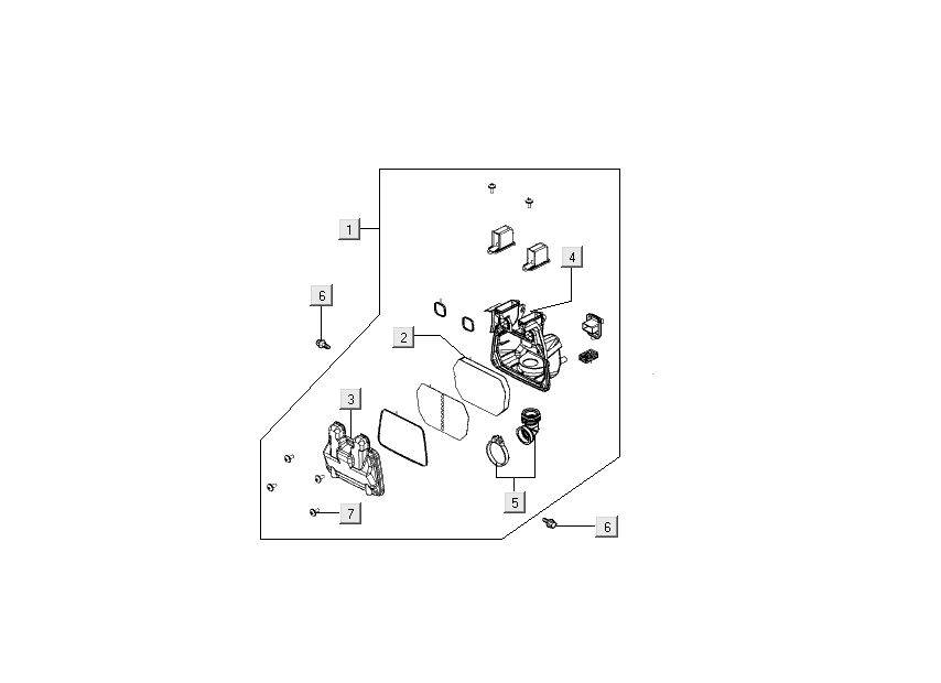 Membrane d'échappement Kymco Nexxon 4 temps gris foncé