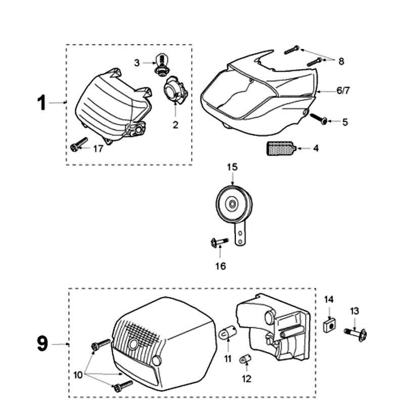 Eclairage réservoir d'huile Peugeot Fox rouge