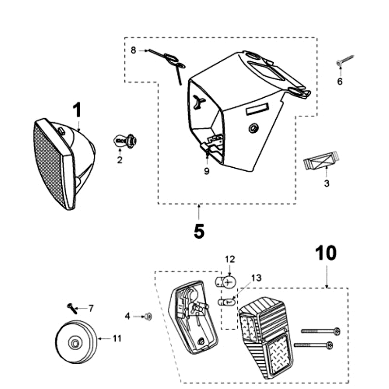 Eclairage Peugeot Vogue Noir