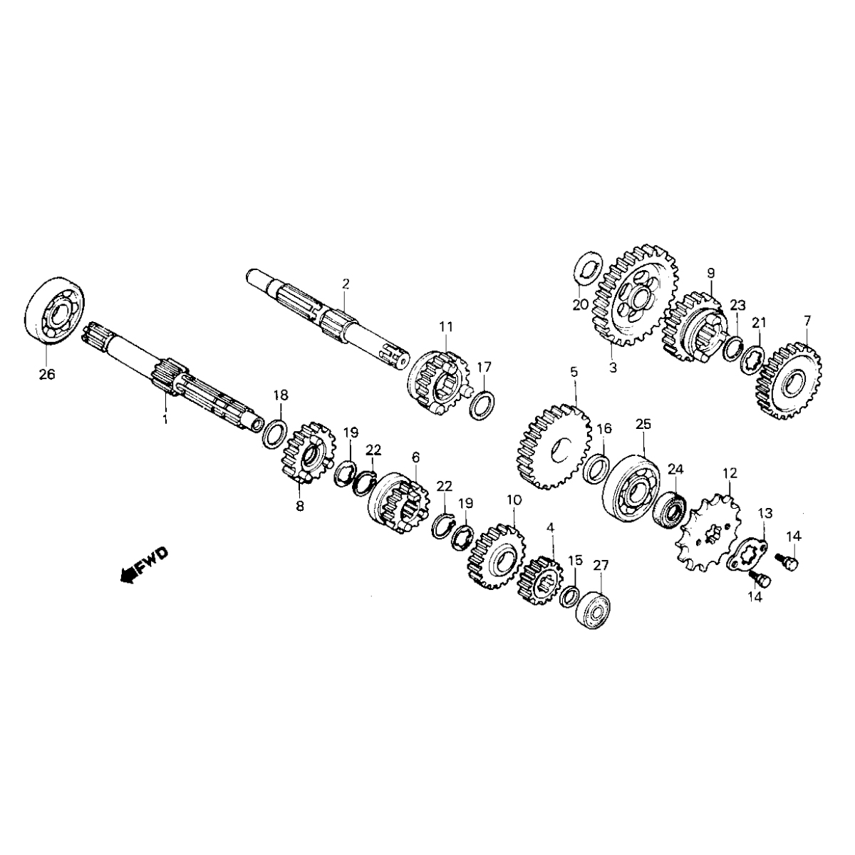 Accélération Honda MB/MT/MTX 50