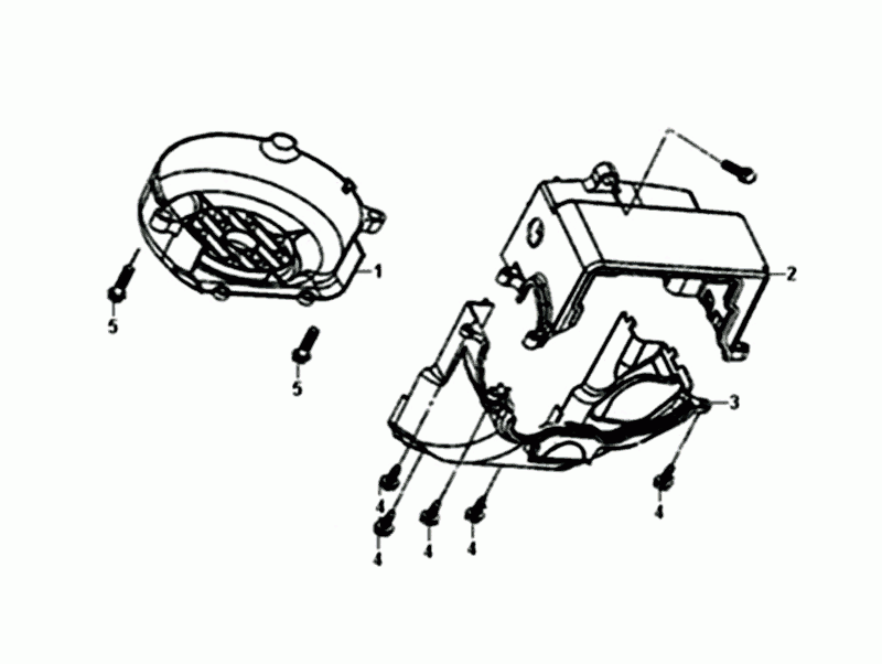 Volume de cache Euro4 du SYM Fiddle III