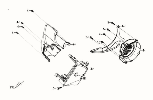 Couvre volant Sym Fiddle II 125S