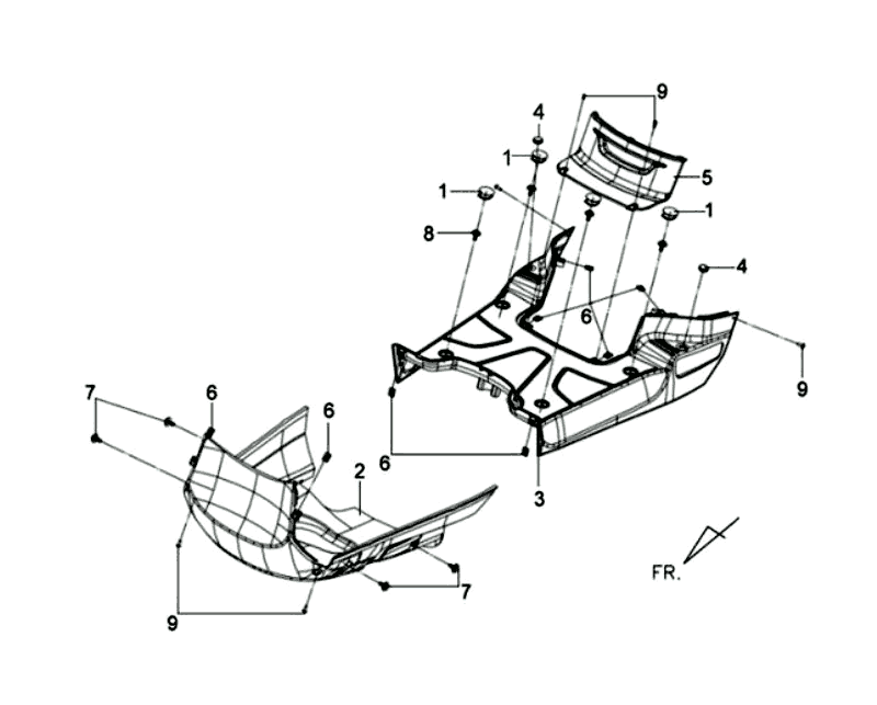 Pieds de marque Sym Tonik (WH8018P) blanc