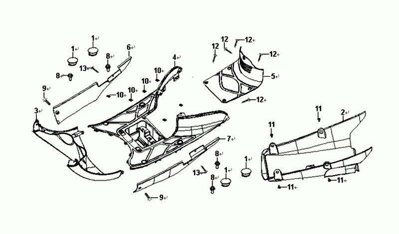 MarchepiedSym Allo Euro4 (LX-17348) Brun brillant
