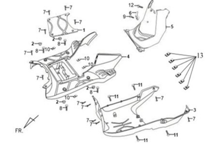 MarchepiedSym X'PRO 125