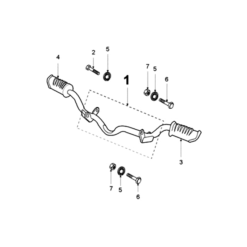 MarchepiedPeugeot Fox Deluxe Noir