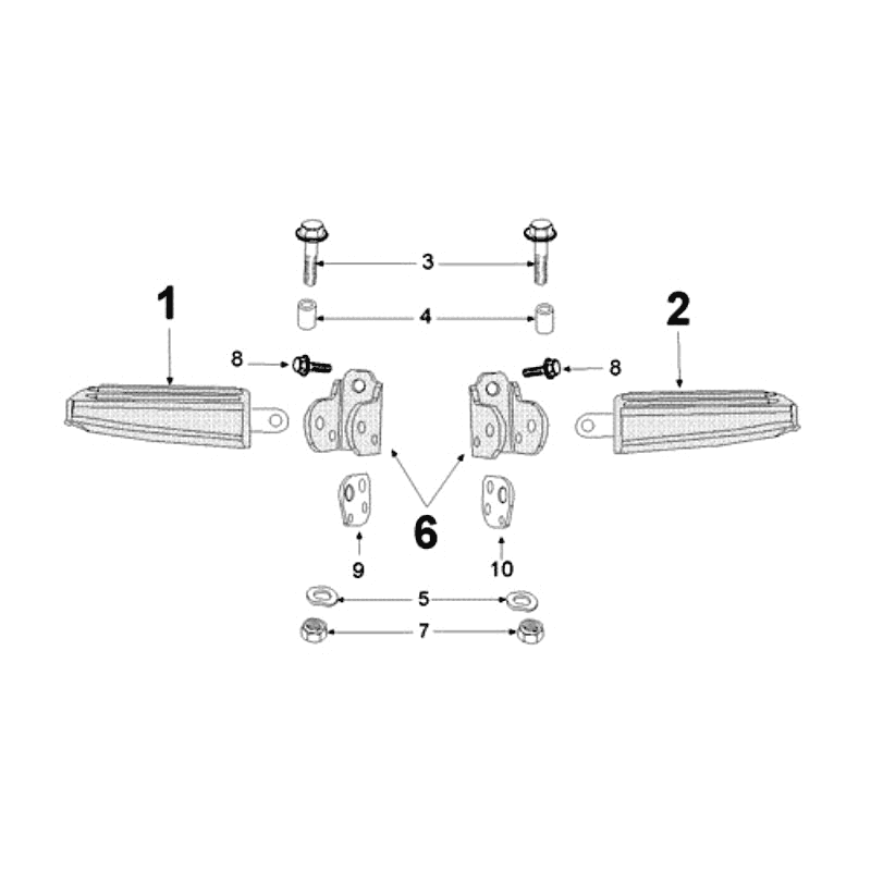 MarchepiedPeugeot Kisbee bleu