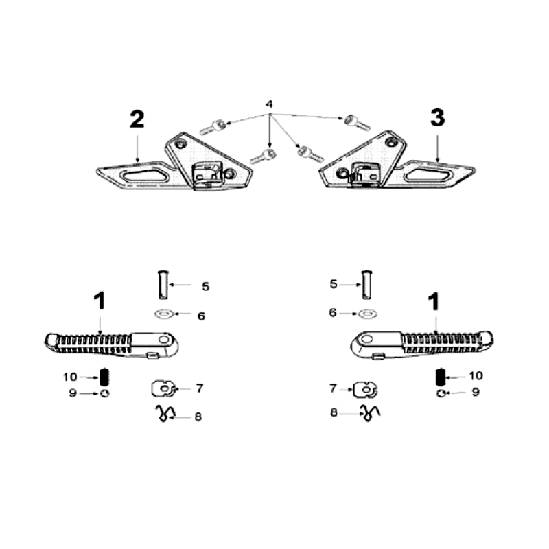 MarchepiedPeugeot Speedfight 3 AC Bleu