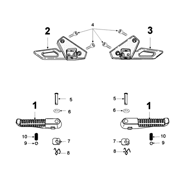 MarchepiedPeugeot Speedfight 3 4 temps Bleu