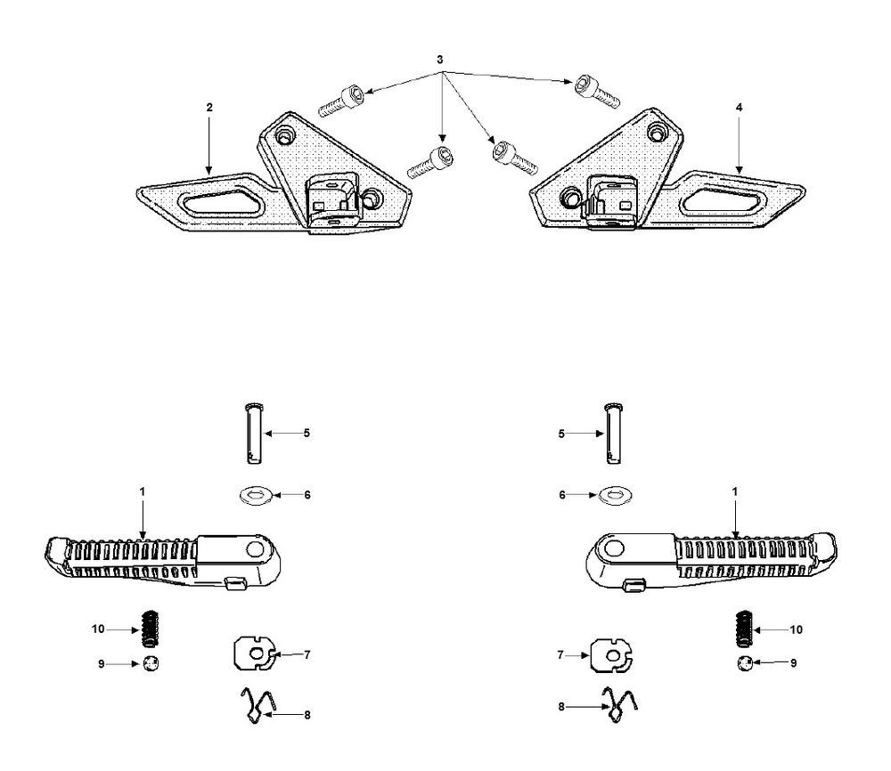 MarchepiedPeugeot Speedfight 3 LC 2 temps