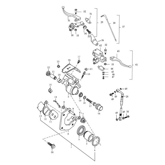 Frein avant Agm Caferacer