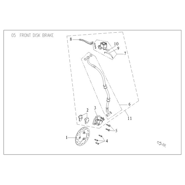 Frein avant Agm Vx50 plus