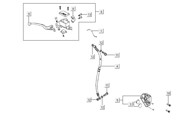 frein avant Kymco Agility RS 4 temps noir 11