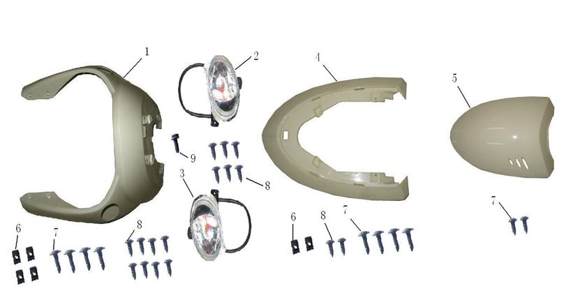Ecran avant Btc Jet 4 Stroke
