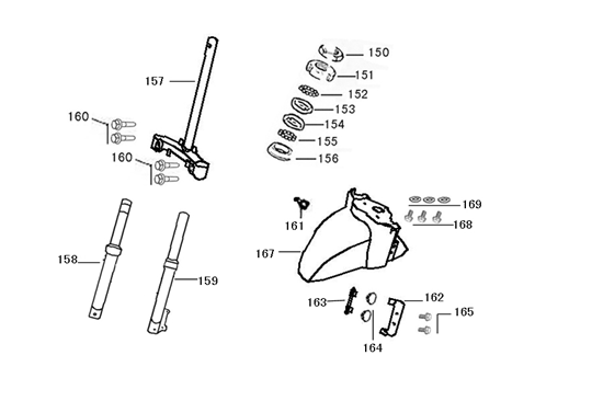 Garde-boue avant Edwards Tomorrow Maple V50-3 noir