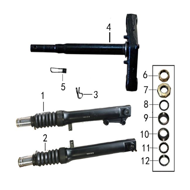 Fourche avant BTC Ceo Nouveau