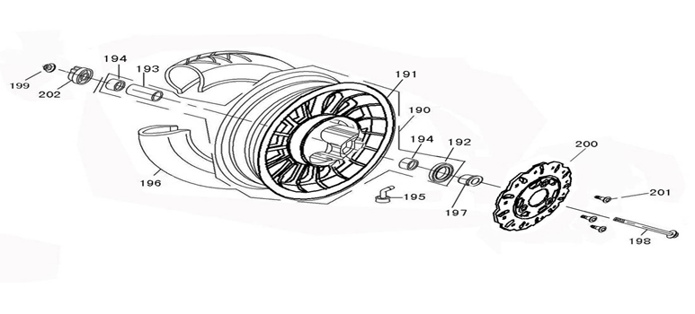 Roue avant Znen Revival creme terra