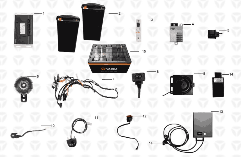 Faisceau de câbles Assy/batterie/chargeur Yadea Y1S