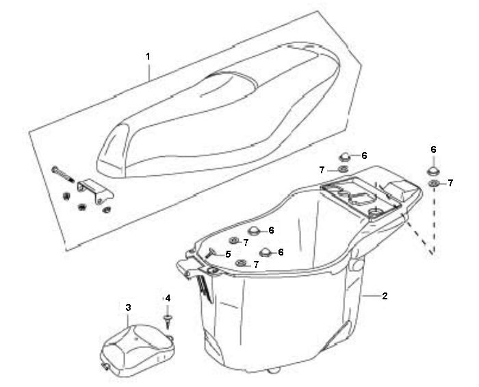 Selle Sellebak Sachs 49er 4 temps