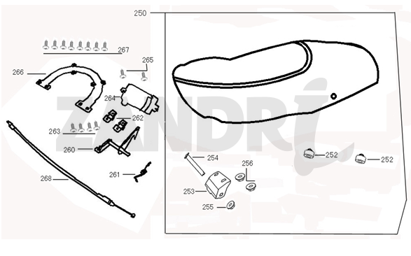 Selle Selleseat BTC Riva Sport pantone bleu