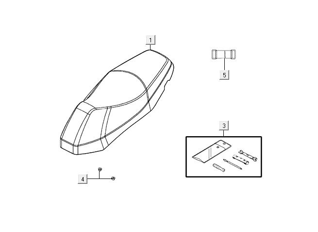 Selle AGILITY 16+ 4T 125 Argent Métallique Mat