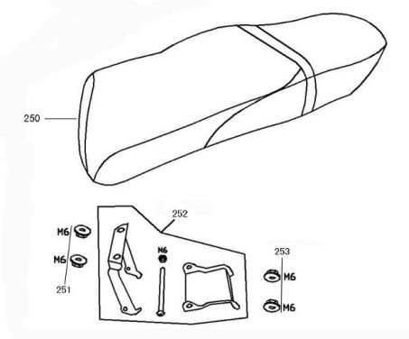 Selle AGM Retro Extra mat crème