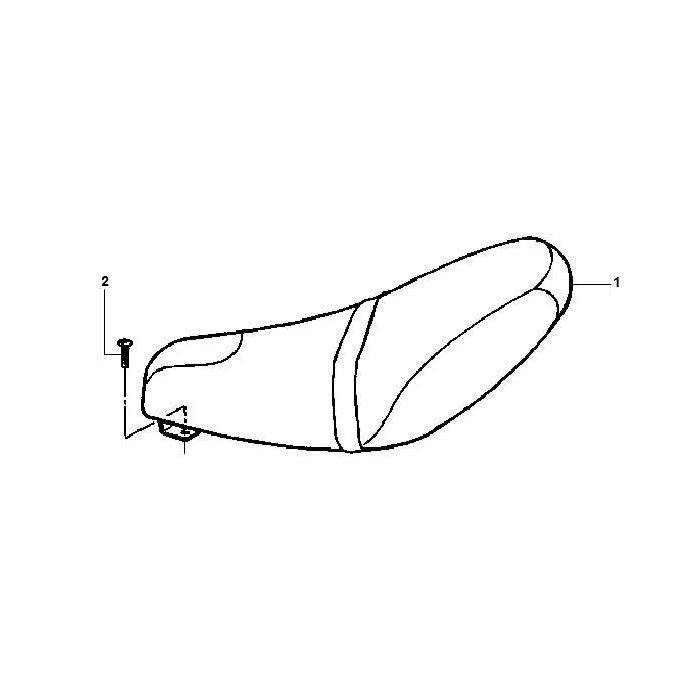 Selle Gilera Runner 98-2005 2 temps