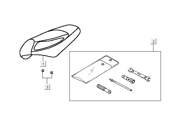 Selle Kymco Vitality 2t ac bleu