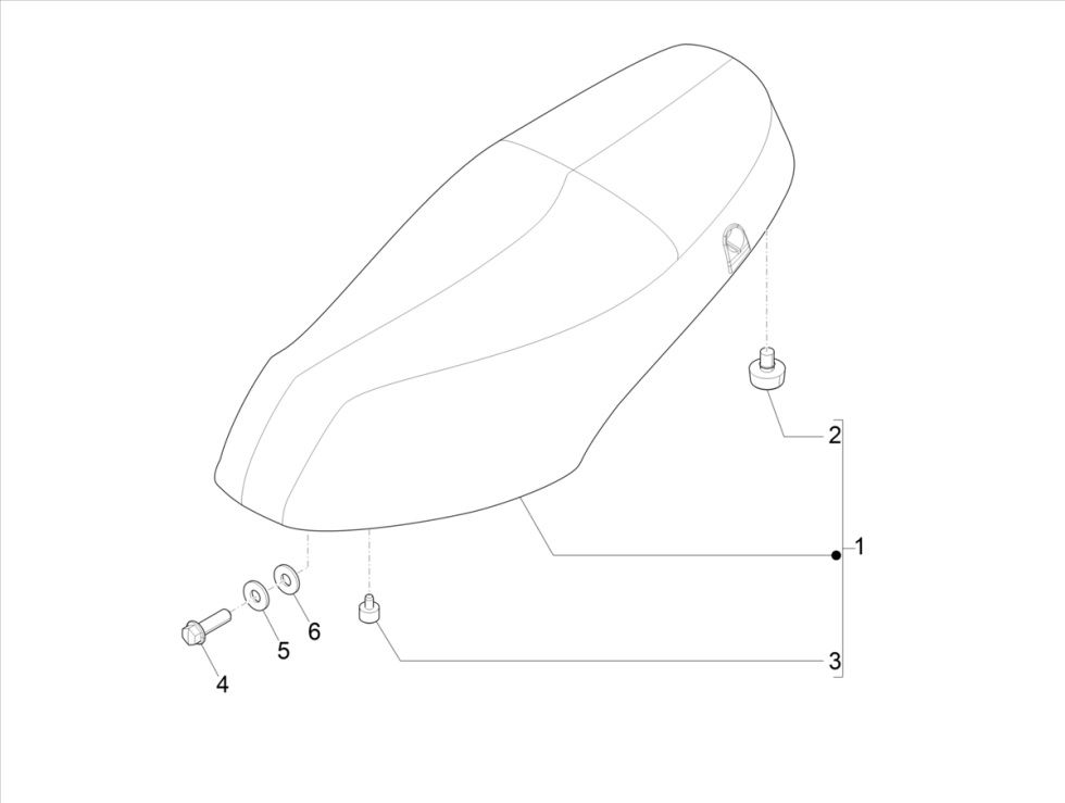 Selle 4 temps Piaggo Zip (injection euro5 IGET)