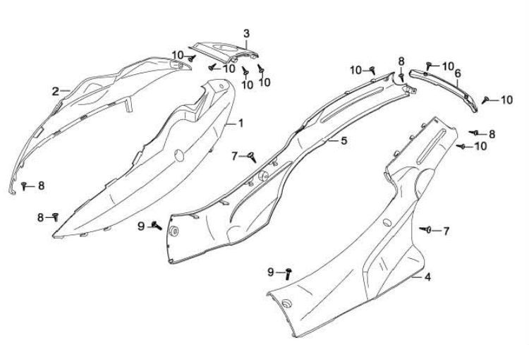Ecran latéral China Filly 4 temps