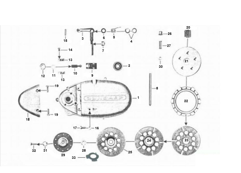 Zundapp Link 4 accélère l'ancien type
