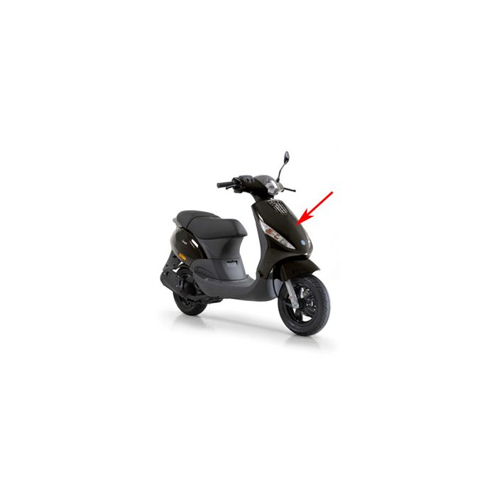 Barres De Protection Piaggio Zip, Noir Brillant