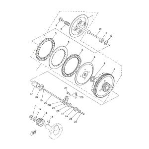 Embrayage Yamaha FS1