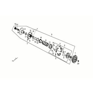 Koppeling Sym Crox 50 E3