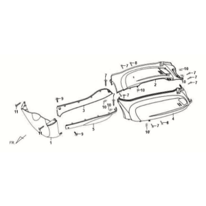 Plaqué Sym Fiddle II 125S