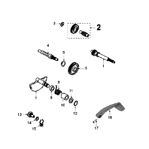 Arbres de transmission Peugeot Kisbee marron