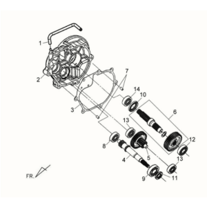 Arbres de transmission Sym Fiddle II 125S