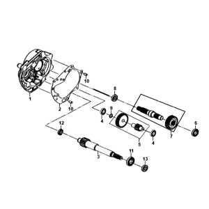 Bras de transmission Sym Fiddle II Euro4 (WH-006) blancs