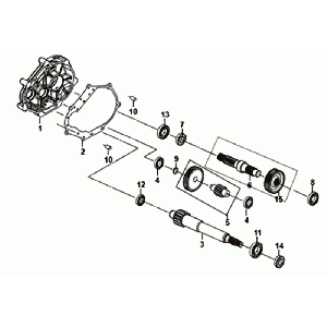 Bras de transmission pour Sym Mio 50I