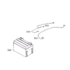 Batterie AGM Retro Extra verte